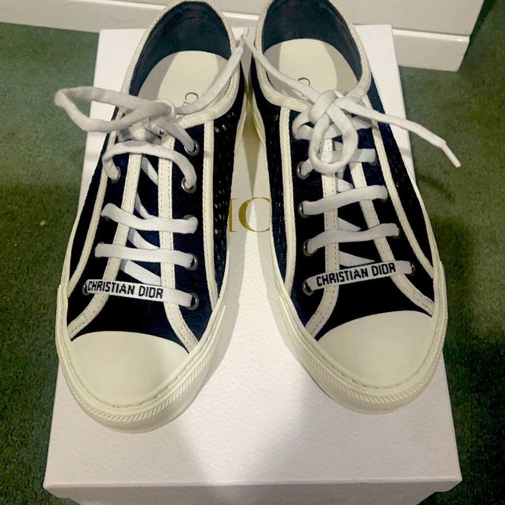 Dior sneaker black and white